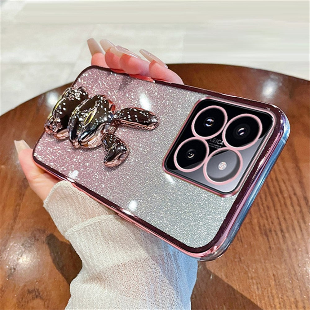 Kickstand Case for Xiaomi 14 Pro Case Cute Rabbit Anti-Drop Slim Phone Cover