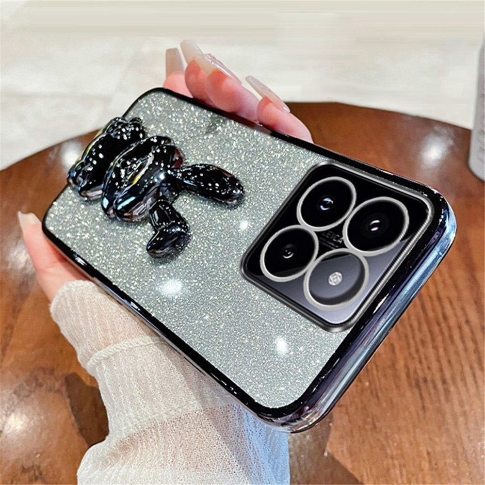 Kickstand Case for Xiaomi 14 Pro Case Cute Rabbit Anti-Drop Slim Phone Cover