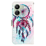 For Xiaomi Redmi 13C 4G / 13C 5G / 13R 5G / Poco M6 5G / Poco C65 4G Leather Case 3D Pattern Printing Wallet Stand