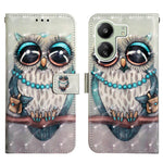 For Xiaomi Redmi 13C 4G / 13C 5G / 13R 5G / Poco M6 5G / Poco C65 4G Leather Case 3D Pattern Printing Wallet Stand