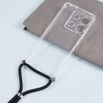 For Xiaomi Redmi Note 13 Pro 5G / Poco X6 5G TPU Case Corner Protection Phone Shell with Lanyard