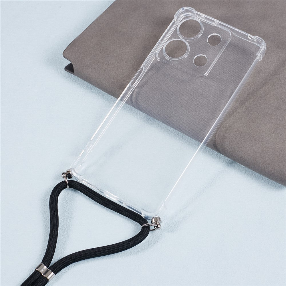 For Xiaomi Redmi Note 13 5G Case Drop-resistant TPU Protective Cover with Precise Lens Cutout