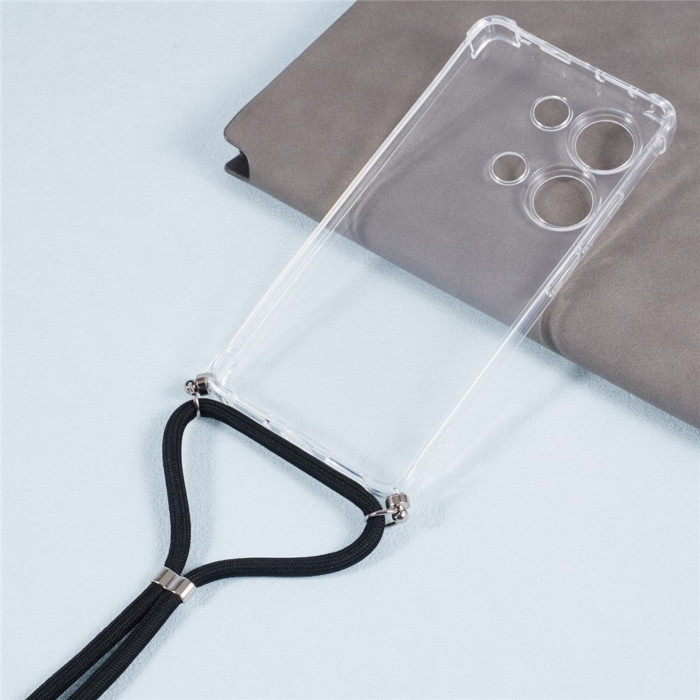 For Xiaomi Redmi Note 13 Pro 4G / Poco M6 Pro 4G Clear Case TPU Anti-scratch Phone Protective Cover