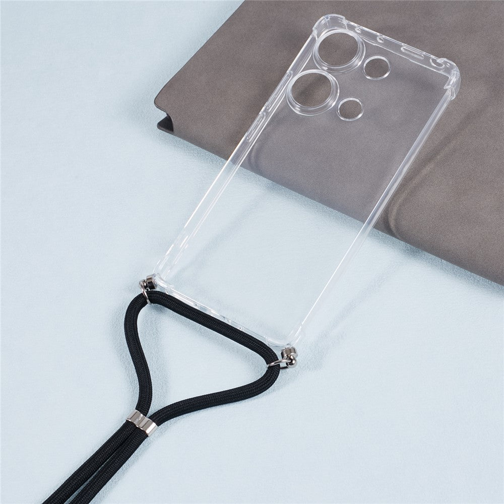 For Xiaomi Redmi Note 13 Pro 4G / Poco M6 Pro 4G Clear Case TPU Anti-scratch Phone Protective Cover