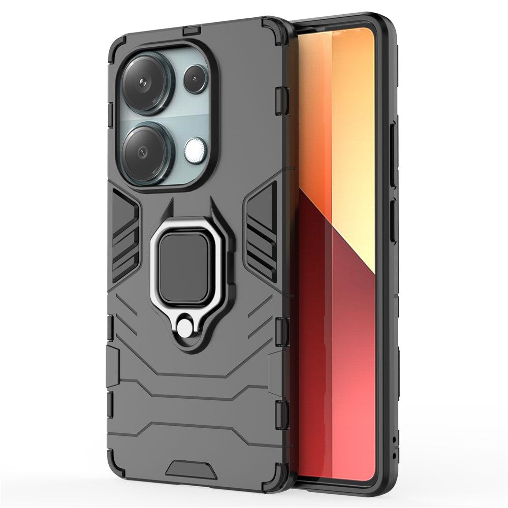For Xiaomi Redmi Note 13 Pro 4G / Poco M6 Pro 4G Case Anti-shock Kickstand Phone Protective Cover
