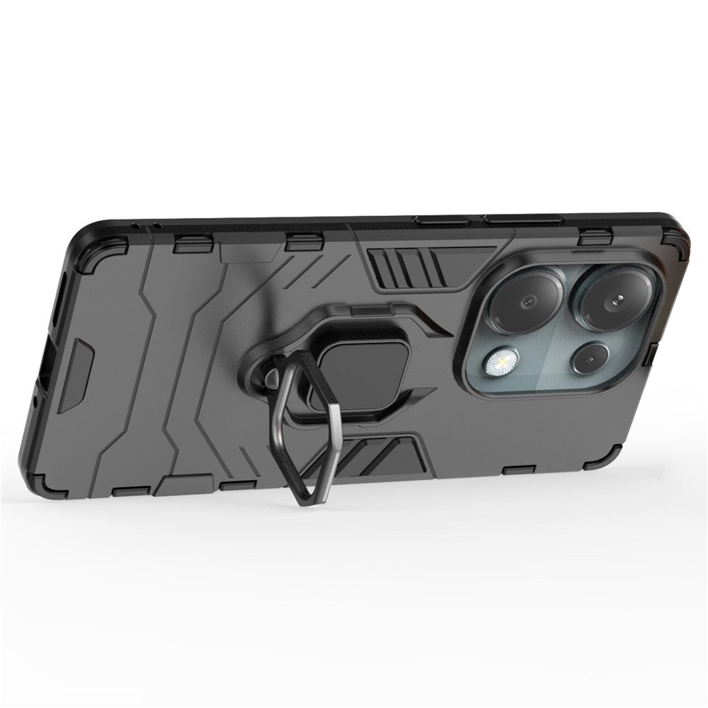 For Xiaomi Redmi Note 13 Pro 4G / Poco M6 Pro 4G Case Anti-shock Kickstand Phone Protective Cover