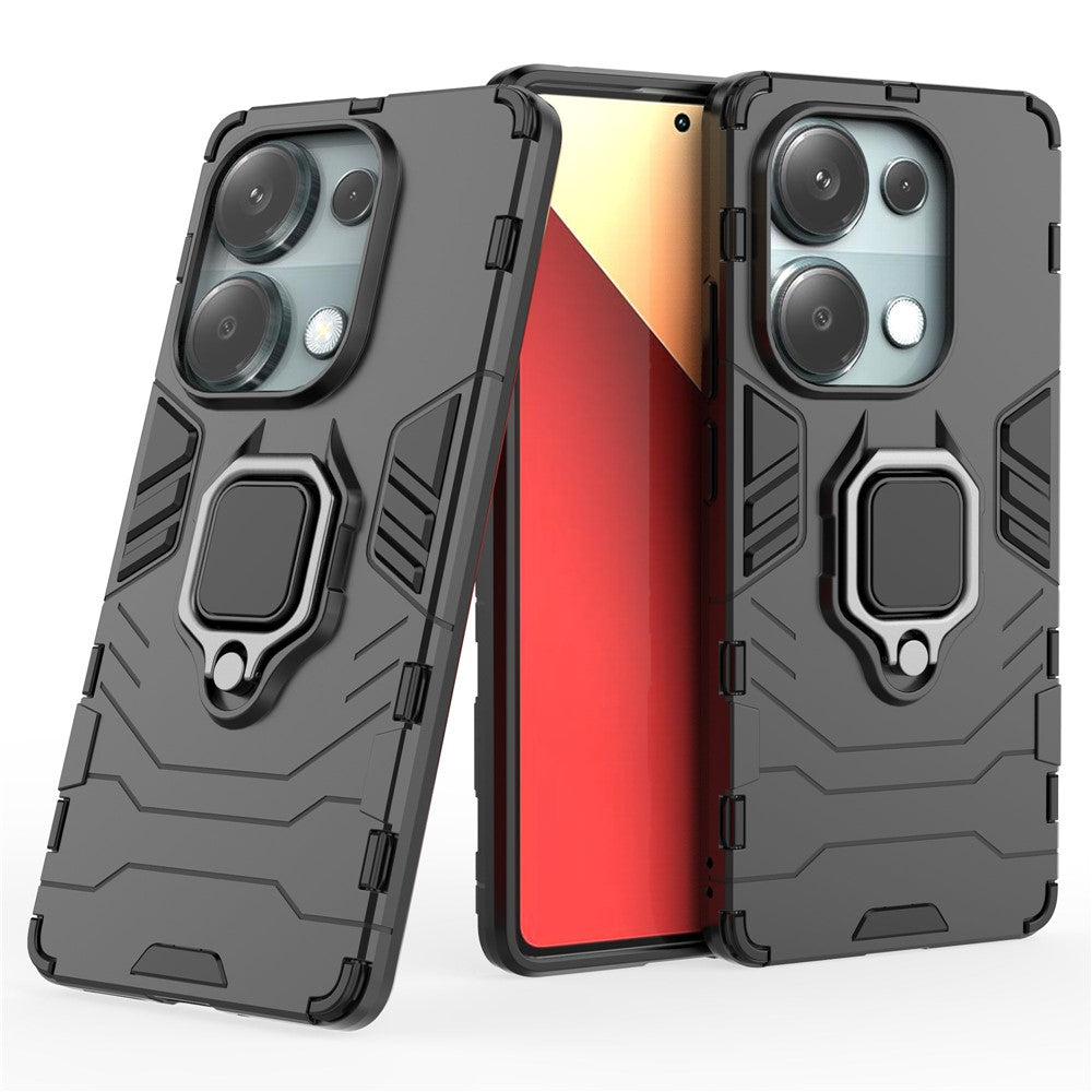 For Xiaomi Redmi Note 13 Pro 4G / Poco M6 Pro 4G Case Anti-shock Kickstand Phone Protective Cover