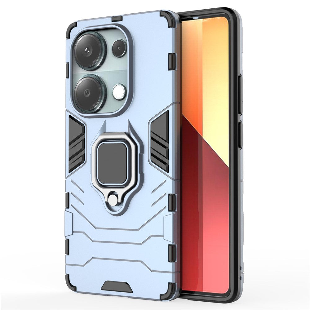 For Xiaomi Redmi Note 13 Pro 4G / Poco M6 Pro 4G Case Anti-shock Kickstand Phone Protective Cover