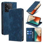PU Leather Cover for Xiaomi Redmi Note 13 5G Case RFID Blocking Wallet Phone Case