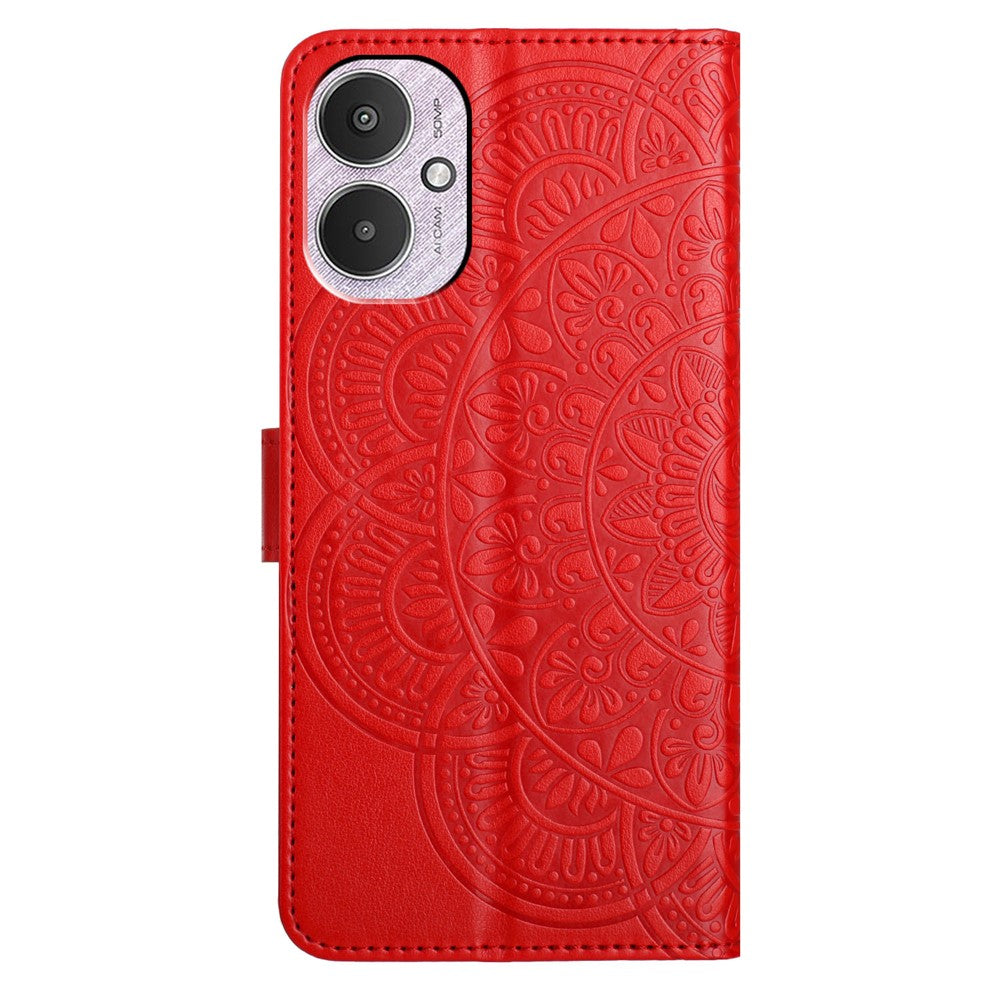 For Xiaomi Redmi 13C 4G / 5G / 13R 5G / Poco M6 5G / Poco C65 4G Case PU Leather Mandala Imprinted Phone Cover