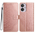 For Xiaomi Redmi 13C 4G / 5G / 13R 5G / Poco M6 5G / Poco C65 4G Case PU Leather Mandala Imprinted Phone Cover