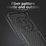For OnePlus 12R 5G / Ace 3 5G Case Hard PC Phone Cover Splicing Carbon Fiber Texture
