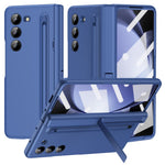 Samsung Galaxy Z Fold5 5G Full Guard-cover af hård PC med stativ, glasfilm og stylus
