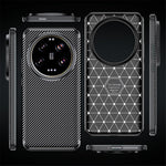 For Xiaomi 14 Ultra Case TPU Carbon Fiber Texture Shockproof Mobile Phone Cover