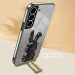 PC+TPU Cover for Samsung Galaxy S21+ 5G , Phone Guard Case with Kickstand