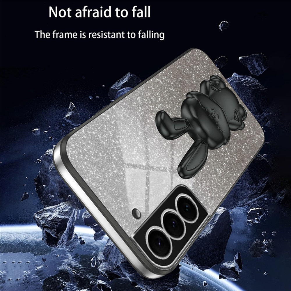 PC+TPU Cover for Samsung Galaxy S21+ 5G , Phone Guard Case with Kickstand