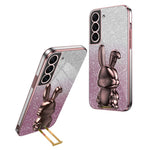 PC+TPU Cover for Samsung Galaxy S21+ 5G , Phone Guard Case with Kickstand