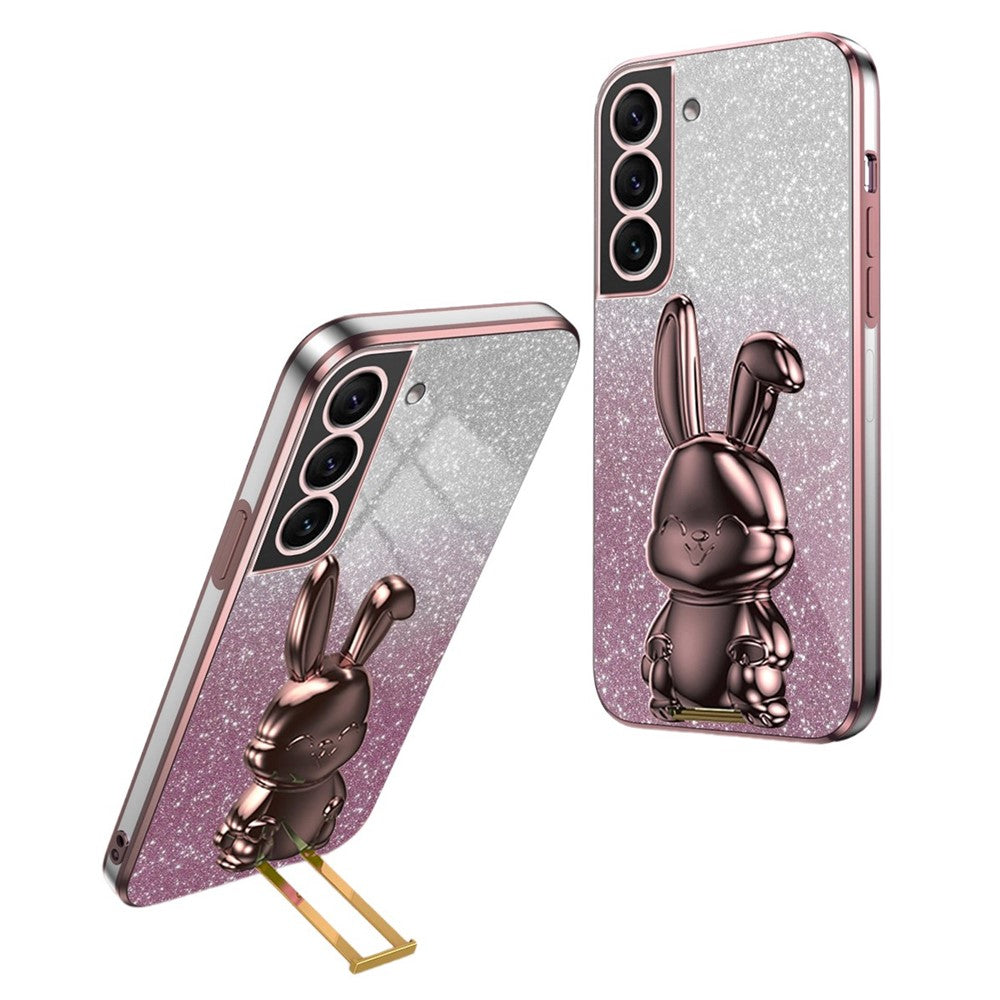 PC+TPU Cover for Samsung Galaxy S21+ 5G , Phone Guard Case with Kickstand