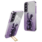 PC+TPU Cover for Samsung Galaxy S21+ 5G , Phone Guard Case with Kickstand
