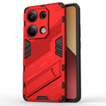 For Xiaomi Redmi Note 13 Pro 4G / Poco M6 Pro 4G Cell Phone Case PC+TPU Back Cover with Kickstand