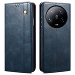For Xiaomi 14 Ultra Leather Case Waxy Crazy Horse Texture Wallet Phone Cover