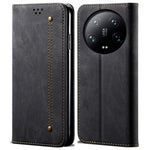 For Xiaomi 14 Ultra Cell Phone Cases Jeans Cloth Texture Leather Cover
