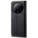 For Xiaomi 14 Ultra Cell Phone Cases Jeans Cloth Texture Leather Cover
