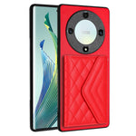 YB Leather Coating Series-8 For Honor X9a 5G / Magic5 Lite 5G Cover RFID Blocking Phone Card Case