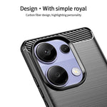 MOFI JK TPU Series-1 For Xiaomi Redmi Note 13 Pro 4G Case Carbon Fiber Texture Soft TPU Cover
