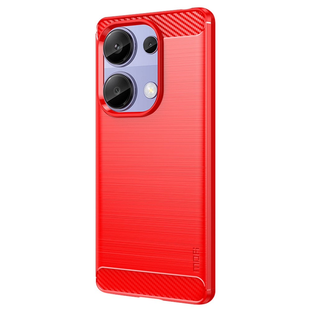 MOFI JK TPU Series-1 For Xiaomi Redmi Note 13 Pro 4G Case Carbon Fiber Texture Soft TPU Cover