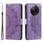 For Xiaomi Redmi A3 / Poco C61 4G Case Mandala Flower Imprinted Drop Resistant Leather Phone Wallet Cover