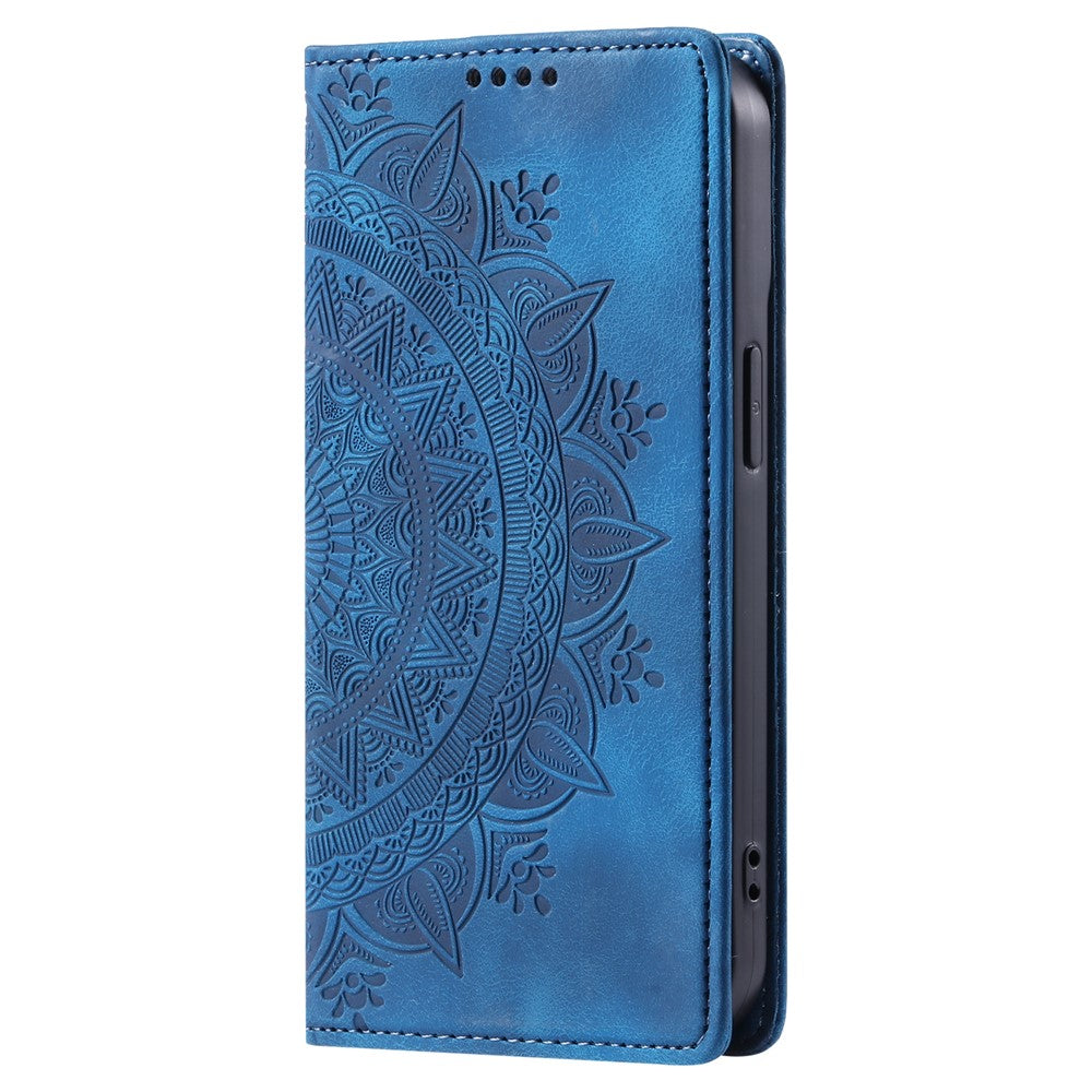 Xiaomi 13T / 13T Pro / Redmi K60 Ultra pungetui i læder med trykt blomstermønster, mobil-etui