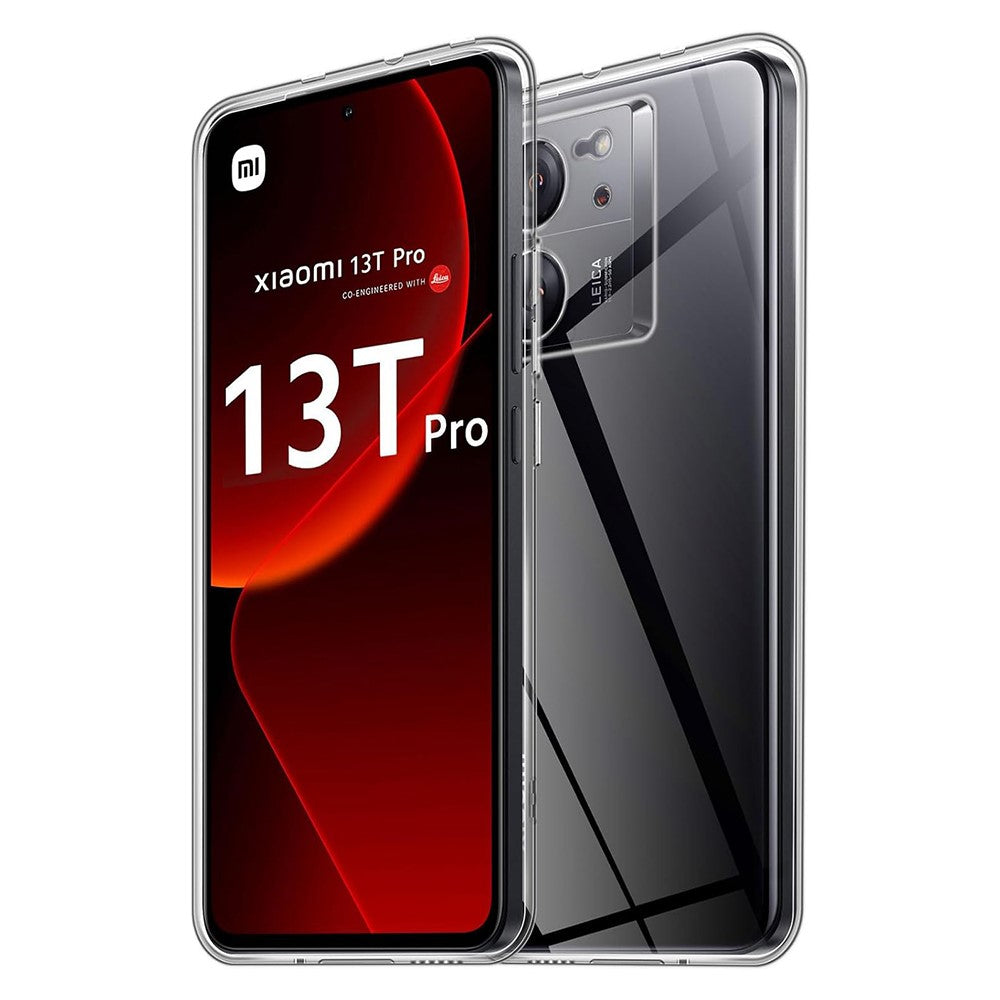 For Xiaomi 13T / 13T Pro Clear Case Anti-Fingerprint Soft TPU Phone Back Cover