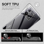For Xiaomi 13T / 13T Pro Clear Case Anti-Fingerprint Soft TPU Phone Back Cover
