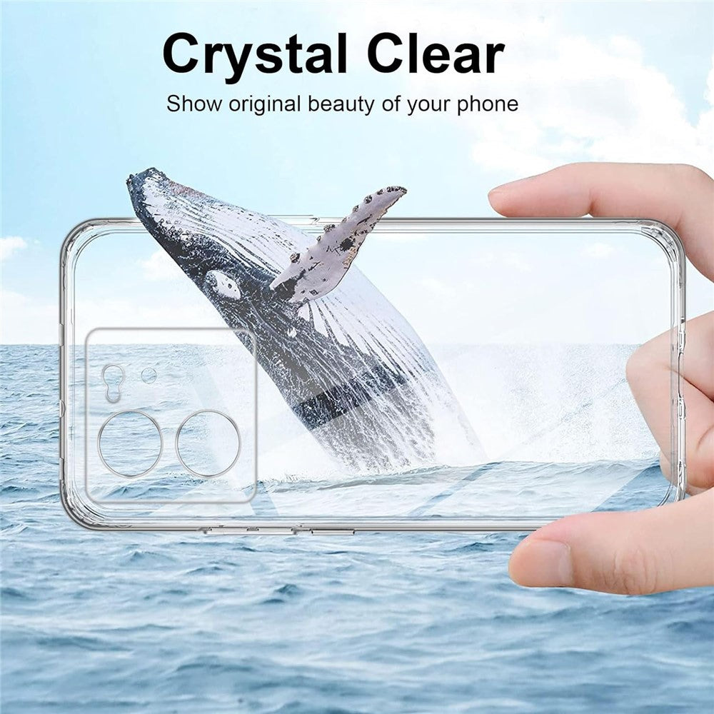 For Xiaomi 13T / 13T Pro Clear Case Anti-Fingerprint Soft TPU Phone Back Cover