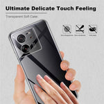 For Xiaomi 13T / 13T Pro Clear Case Anti-Fingerprint Soft TPU Phone Back Cover