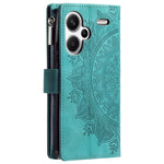 For Xiaomi Redmi Note 13 Pro+ 5G Leather Case Mandala Pattern Wallet Phone Cover