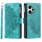 For Xiaomi Redmi Note 13 Pro+ 5G Leather Case Mandala Pattern Wallet Phone Cover