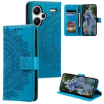 For Xiaomi Redmi Note 13 Pro+ 5G Case Mandala Flower Imprinted PU Leather Flip Cover