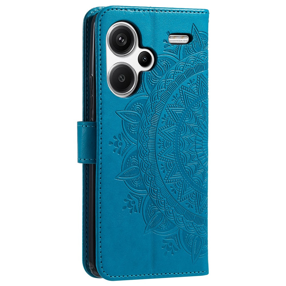 For Xiaomi Redmi Note 13 Pro+ 5G Case Mandala Flower Imprinted PU Leather Flip Cover