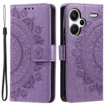 For Xiaomi Redmi Note 13 Pro+ 5G Case Mandala Flower Imprinted PU Leather Flip Cover