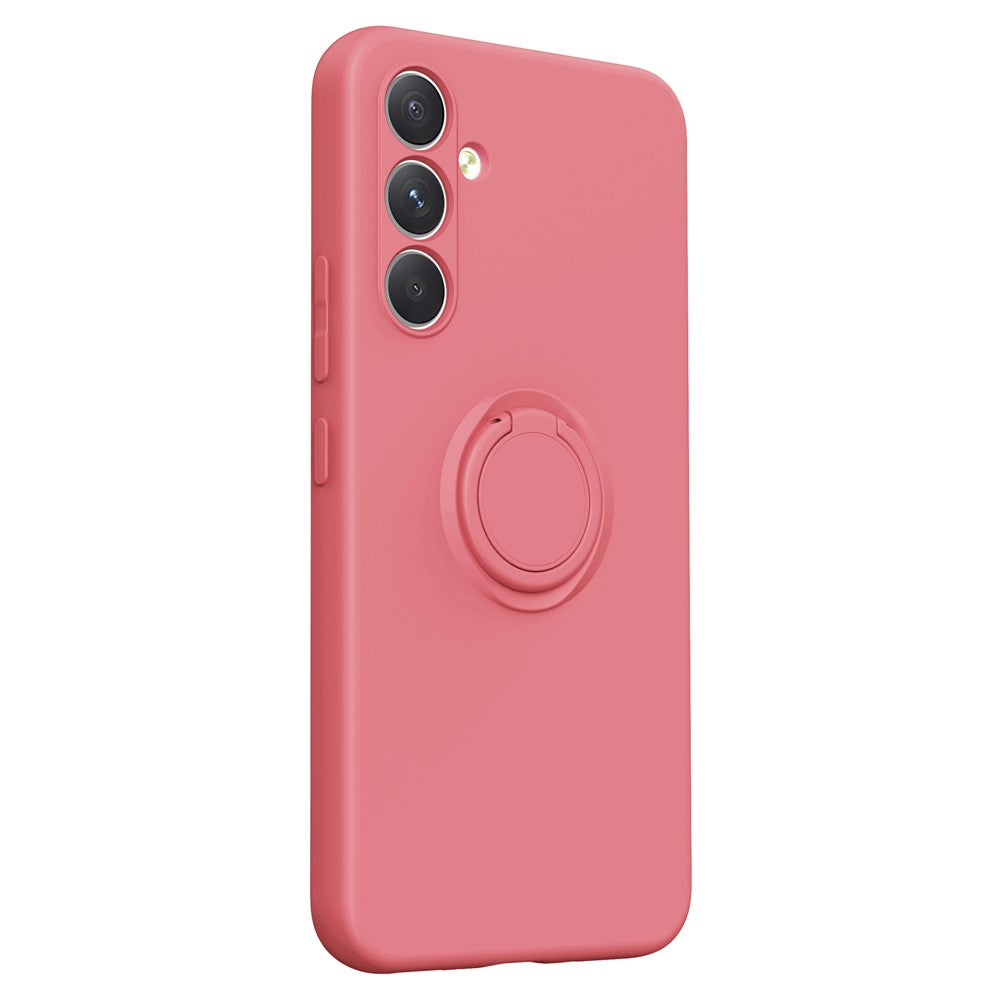 Til Samsung Galaxy A15 4G / 5G Cover med Rem Ring Kickstand Flydende Silikonebetræk