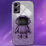 Oppo A36 / A76 / Realme 9i 5G Astronaut Kickstand PC+TPU Skal Fallskyddande mobilskal