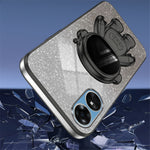 For Oppo A58 4G Astronaut Kickstand PC+TPU Anti-fall Shell Electroplating Phone Case