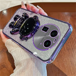Oppo Find X6 Pro Astronaut Kickstand PC+TPU Reptåligt Skal Galvaniserat mobilskal
