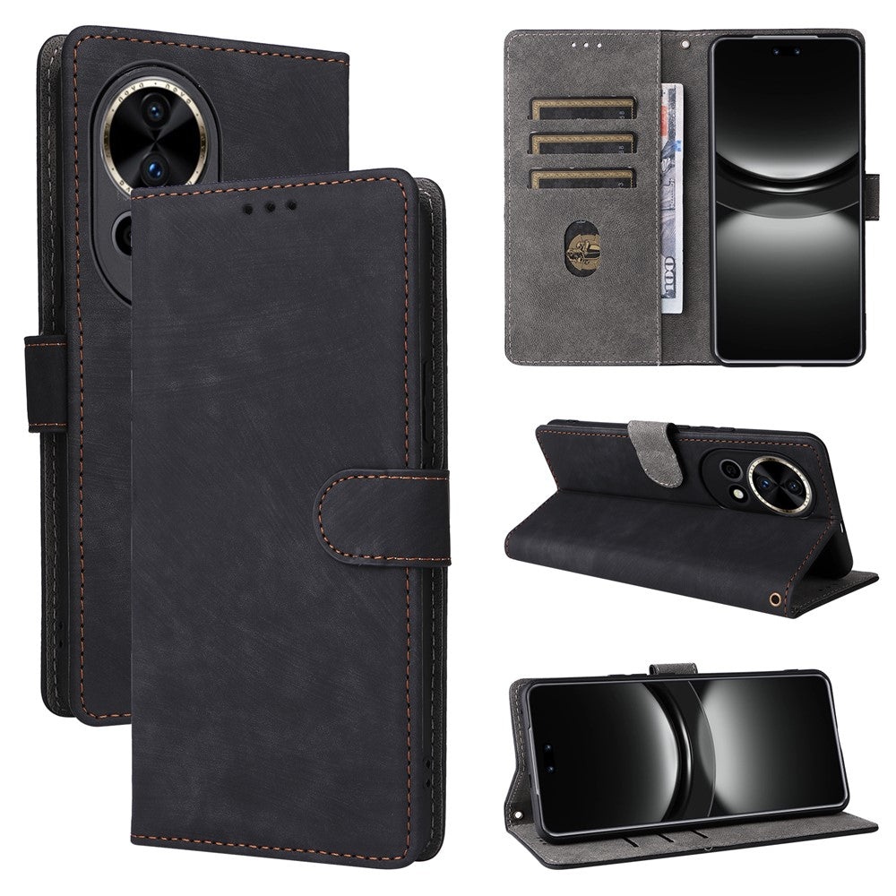 For Huawei nova 13 4G / nova 13 5G / nova 12 5G Phone Case RFID Blocking Wallet PU Leather Shockproof Cover