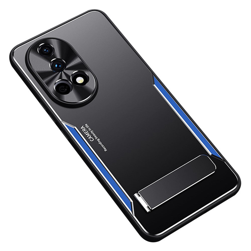 For Huawei nova 12 Ultra 5G / nova 12 Pro 5G Case Aluminum Alloy + TPU Kickstand Phone Cover