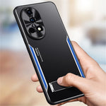 For Huawei nova 12 Ultra 5G / nova 12 Pro 5G Case Aluminum Alloy + TPU Kickstand Phone Cover