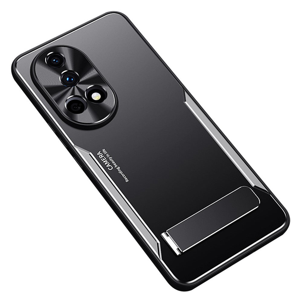 For Huawei nova 12 Ultra 5G / nova 12 Pro 5G Case Aluminum Alloy + TPU Kickstand Phone Cover