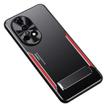 For Huawei nova 12 Ultra 5G / nova 12 Pro 5G Case Aluminum Alloy + TPU Kickstand Phone Cover
